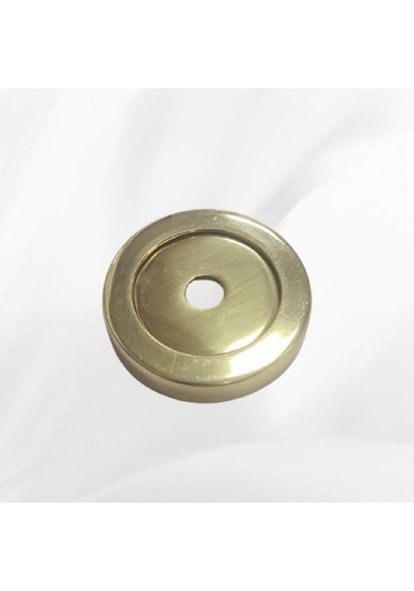 Prinç Yuvarlak Sarı Fiam Fiyam , Çivi Anahtarli Kilit İçin Kapak Rozet