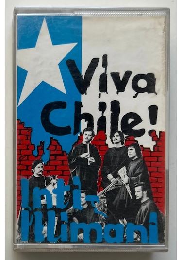 Viva Chile İnti-illimani Kaset Orjnal Dönem Kağıt Baskı Kaset