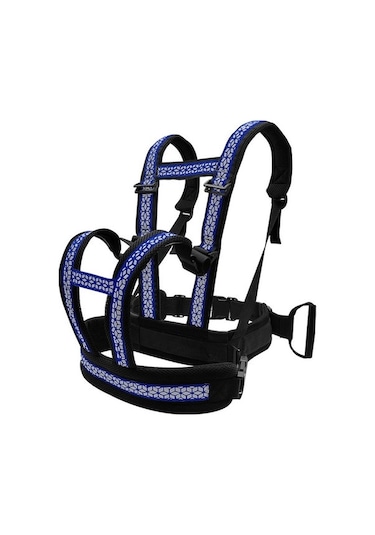 Padalink Çocuk Elektrikli Motor Koltuğu Emniyet Askısı - Omuzlu Mavi, Eldiven Tutucu, Dürtme Engeli, Uykusuzluk Önleyici Bebek Kolluk