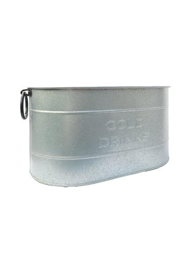 Cold Drink Oval İçecek Kovası Gri