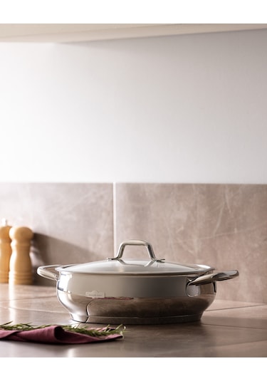 Madame Coco Vera Kısa Tencere - Çelik - 26 Cm Çok Renkli