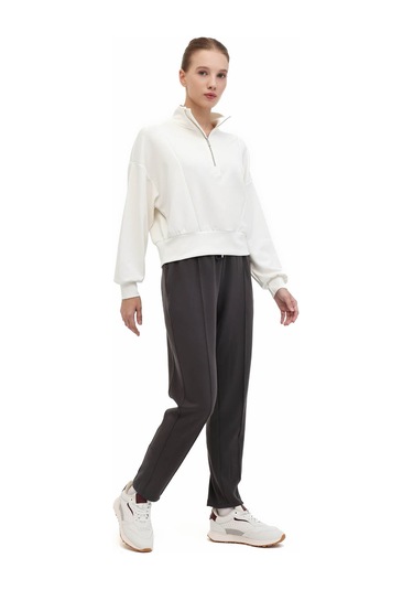 Lumberjack 5w Wl Denıl Yog1-9 5pr Ekru Kadın Sweatshirt A102020754 Ekru