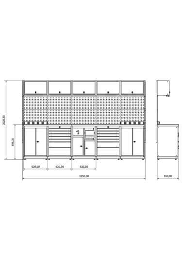 MT-1026 Modüler Çalışma Tezgahı -