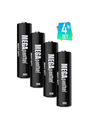 4lü Aaa R03 İnce Kalem Pil Kumanda Pili Zn-c 1.5v