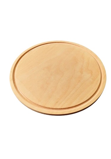 Dr.maya Pizza Sunum Ve Kesme Tahtası Ahşap Servis Tepsi Sunumluk, Pratik Ve Şık Tasarım Meşe Ağacı Meşe Ağacı