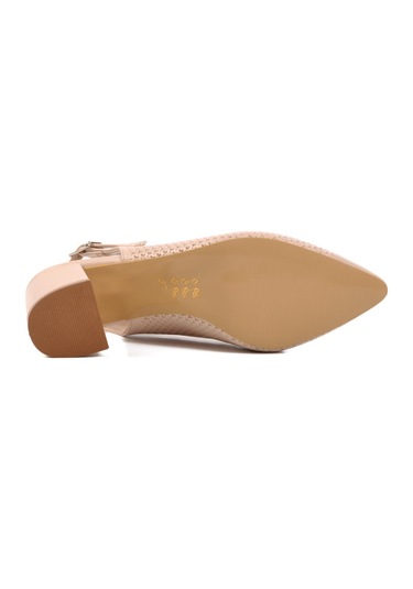 Pierre Cardin Pc-54727 Z Krem Kadın Abiye Ayakkabı Stiletto Krem