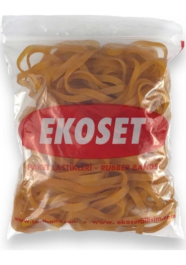 Ekoset 22 CM Büyük Boy Paket Lastiği 40 Adet 220 x 5 MM