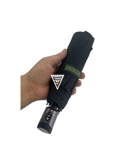 April A-216g A5 Su Geçirmez 10 Telli Tam Otomatik Şemsiye Siyah