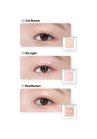 İnci Işıltılı Kremsi Dokuya Sahip Tekli Far Clio Pro Single Shadow 23fw G02 Cat Breeze