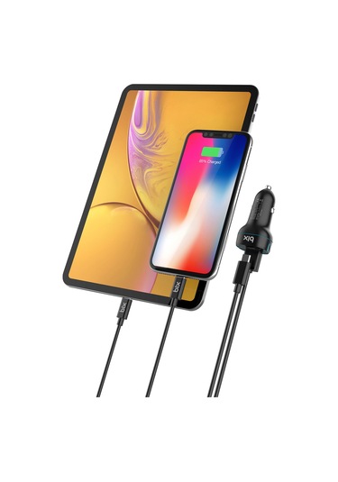 Bix BX-CCP36BK 36W QC 3.0 USB Type-C PD Araç İçi Hızlı Şarj Adaptörü Siyah