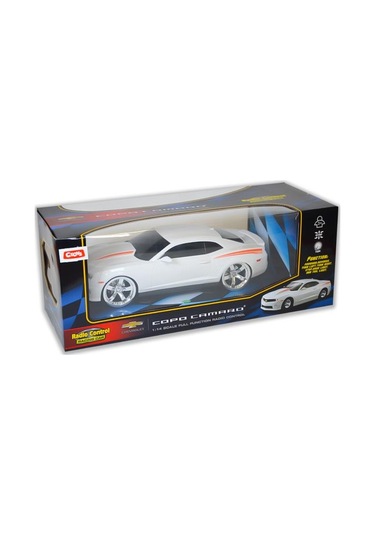 Ctoys 1:14 Ölçekli Chevrolet Copo Camaro Işıklı Uzaktan Kumandalı Araba Beyaz 1402b Beyaz