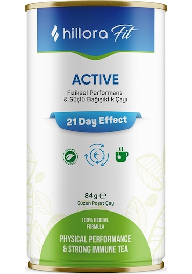 Hillora Fit Active %100 Bitkisel Formül Çayı 84 G