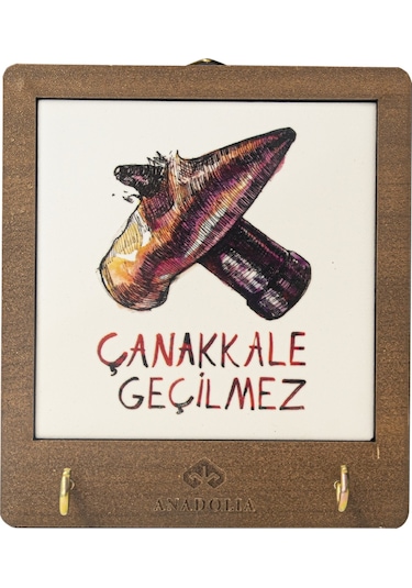 Anadoliamağazacılık Çarpışan Kurşunlar Seramik Dekoratif Askılık Diğer