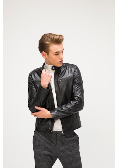 İkbal İkb-179 2 Renk Erkek / Hakiki Deri Mont/Ceket