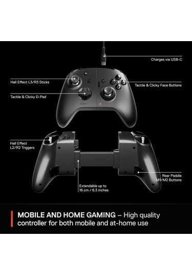 Steelseries Nimbus Cloud Pc, Android Ve Apple Uyumlu Kablosuz Oyun Kumandası