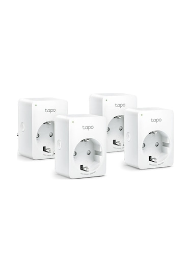 TP-Link Tapo P100 Mini Wi-Fi Akım Korumalı Akıllı Priz 4'lü