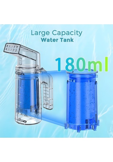 Createtech 700w 180ml 25sn Hızlı Taşınabilir Buhar Ütüsü - Kırışıklık Giderici, Ev/ofis/seyahat İçin