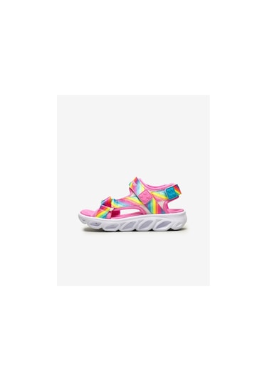 Skechers Hypno - Flash  -  Rainbow Lights Büyük Kız Çocuk Çok Renkli Işıklı Sandalet 20218L Mlt Çok Renkli