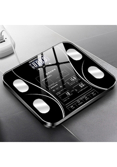 Sones Lcd Ekran Gövde Elektronik Akıllı Tartı Terazileri Banyo Terazisi Dijital İnsan Ağırlık Terazileri
