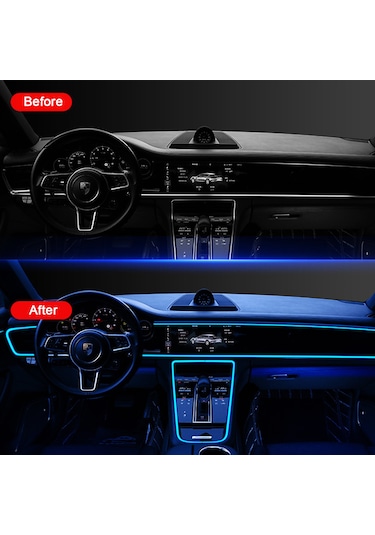 Suofeng Oto Işık Şeridi Yeşil Renk 5v Usb Doğrudan Tak 5 Metre Uzunlukta Tek Tel Kontrol Sistemi Pil Gerektirmez Yeşil