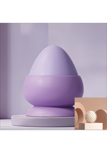 Springsun Silikon Toplu Masaj Aleti: Süction Cup Dizaynlı Omuz-üst-bel Gerginlikleri İçin Yoga Ve Egzersiz Sonrası Rahatlatıcı Mor Kutulu + Kirpi Desenli Çok Renkli