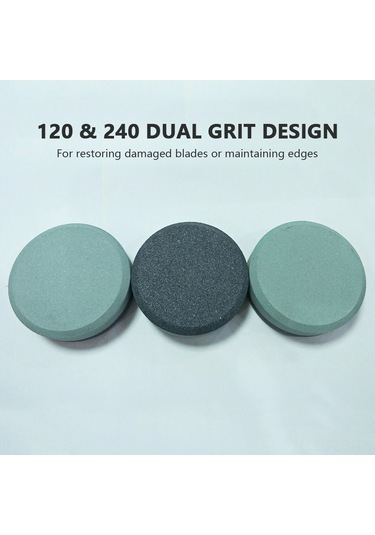 Fosenze Çift Taraflı 120/240 Kum Karbür Bileme Taşı - 95x25mm Çok Amaçlı Bıçak Bileyici