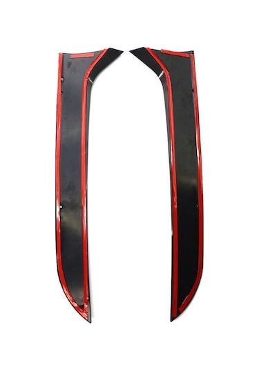 Geeroyoo "vw Tiguan Mk1 2007-2016 İçin 2'li Siyah Arka Cam Spoiler Seti - Aerodinamik Tasarım"