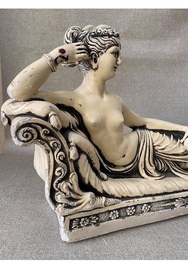 Antika Nü Kadın Heykeli - Alçı Kadın Biblo