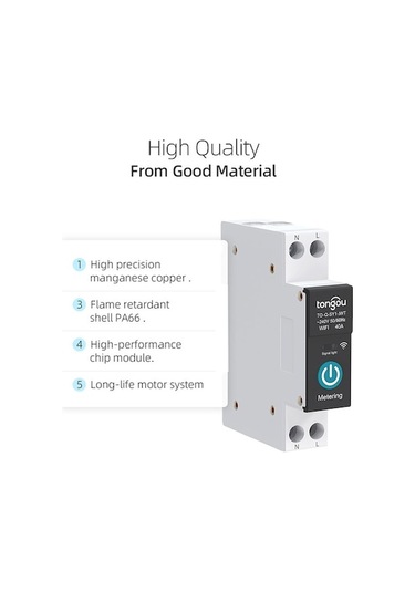 Besthome1 Tuya Uygulaması İle Kontrol Edilebilir Devre Kesici, Akıllı Ev İçin Tuya Wifi Tuya Wifi