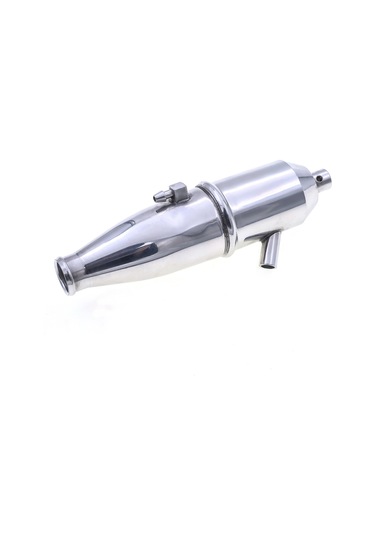 Yaozixa Alüminyum Alçımlı Simülasyon Egzos Borusu - 13.1x17cm, 37g, 2 Adet Bağlantı Parçası Dahil 5 Adetten Başlayan Sipariş