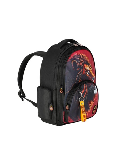 Me 25560 Çanta Galatasaray Leon Suni Deri Okul Çantası Siyah - Kırmızı