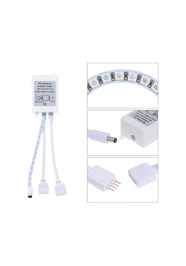 Ebitda 12v 80mm Rgb Led Halka Işık, 16 Renk & 4 Mod, Uzaktan Kumandalı Araç Aydınlatma, Moda Geçişli