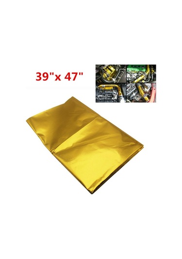 Suntek Araba Yapıştırıcı Termal Egzoz Altın 39 x 47 Inç