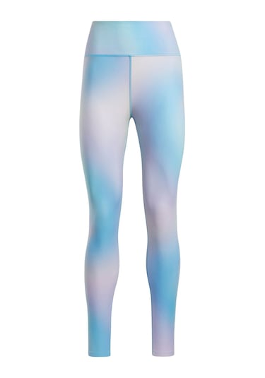 Reebok Lux Bold Aop Tıght Okyanus Mavı Kadın Tayt 000000000101696346 Mavi