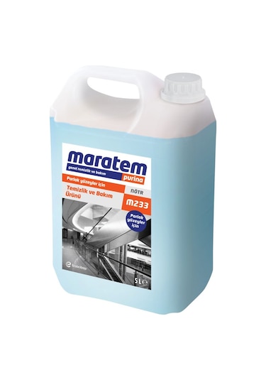Maratem M233 Parlak Yüzeyler için Temizlik ve Bakım Ürünü 5 L