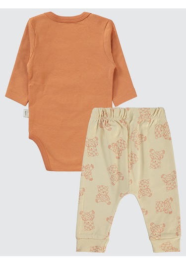 Civil Baby Erkek Bebek 3'lü Takım 6-18 Ay Tarçın Tarçın