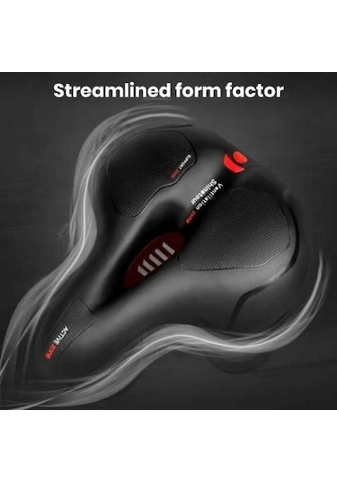 Pazly Geniş Sarı Hafızalı Köpük Bisiklet Koltuğu, Şok Emme, Yansıtıcı Şerit, Rahat Oturma, Bisiklet Selesi Uyumlusu, İç/dış Mekan Sarı