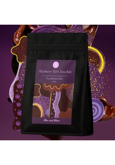 Mim And More Yaban Mersinli Sıcak Çikolata Blueberry Hot Chocolate 200 G