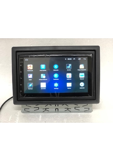 Renault Megane 2Android 7 İnç Üniversal Dabıl Gps Usb Sd Bt