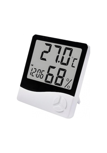 Derece Termometre Isı Nem Alarm Dijital Termometre Oda Sıcaklığı Iç Mekan