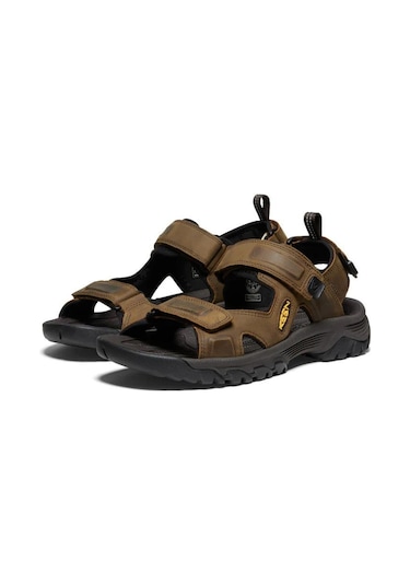 Keen 1022423 Targhee Iıı Open Toe Sandal M Bison/mulch Erkek Sandalet Siyah