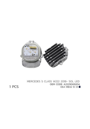 Nıken Mercedes S Class W222 2018-sol Led Mod A2229069204 IS00-NIKEN 064MB325101