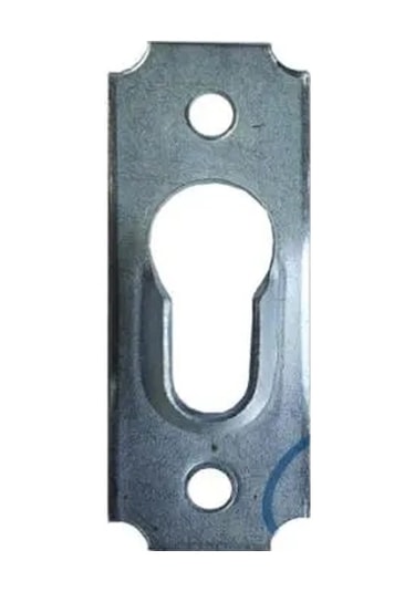 Bombeli Geçmeli Gizli Resim, Tablo Askısı - 16x40mm, 100 Adet Gümüş