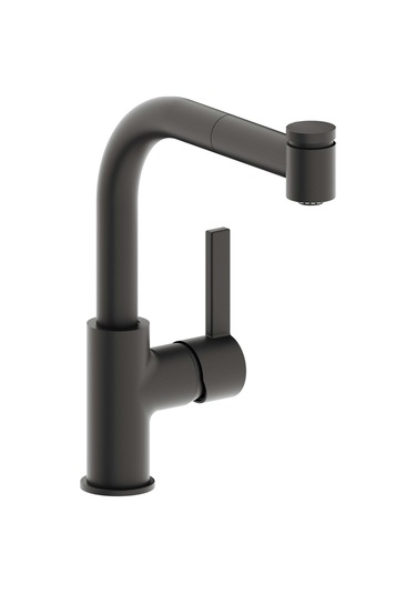 Adell Kelvin T Spiralli Mutfak Bataryası Mat Siyah