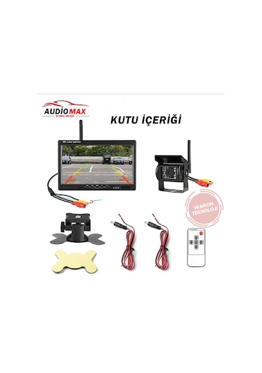 Kablosuz 7 İnç Monitör ve 18 Ledli Kablosuz Gece Görüş Kamerası