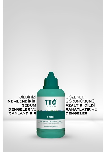 Yüz Toniği 120 Ml Arındırıcı & Gözenek Sıkılaştırıcı Çay Ağacı Yağı / Tea Tree Oil