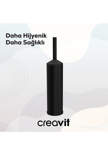Creavit BR20228-S Royale Tuvalet Fırçalığı Mat Siyah