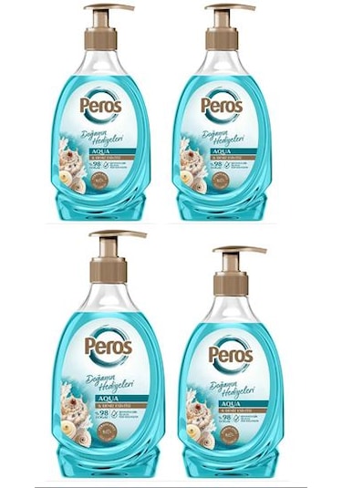 Peros Aqua Deniz Esintisi Sıvı Sabun 4 x 400 ML