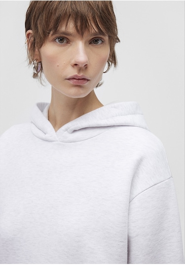 Mavi - Kapüşonlu Gri Basic Sweatshirt 167299-85438 Gri