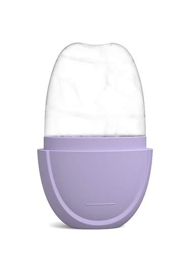 Jeehugo Mor Elipslı Dıy Deri Bakımı Buzlu Masağa: Parlaklık Artırır, İnce Çizgileri Giderir, Akne Ve Ödemden Kurtarır - Yiyecek Grubu Silikon Çok Renkli